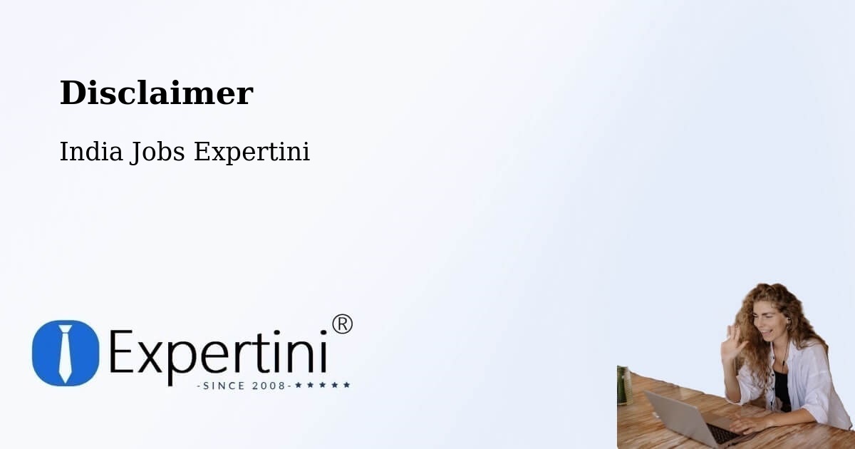 Disclaimer – Krishnanagar - India Jobs Expertini